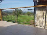 Filet garde-corps EN 1263-1 sur-mesure - Mailles 50 mm - ∅ 4,75 mm