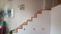 Filet de protection enfants sur-mesure - Mailles 25 x 25 mm - ∅ 1,8 mm - Câblé noué