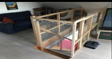 Filet de protection enfants sur-mesure - Mailles 25 x 25 mm - ∅ 1,8 mm - Câblé noué