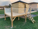 Filet de protection enfants sur-mesure - Mailles 25 x 25 mm - ∅ 1,8 mm - Câblé noué