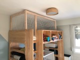 Filet de protection enfants sur-mesure - Mailles 25 x 25 mm - ∅ 1,8 mm - Câblé noué