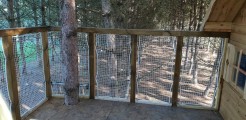 Filet de protection enfants sur-mesure - Mailles 25 x 25 mm - ∅ 2 mm - tressé sans noeuds