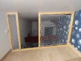 Filet de protection enfants sur-mesure - Mailles 25 x 25 mm - ∅ 2 mm - tressé sans noeuds