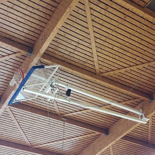But de basket charpente avec cadre fixe