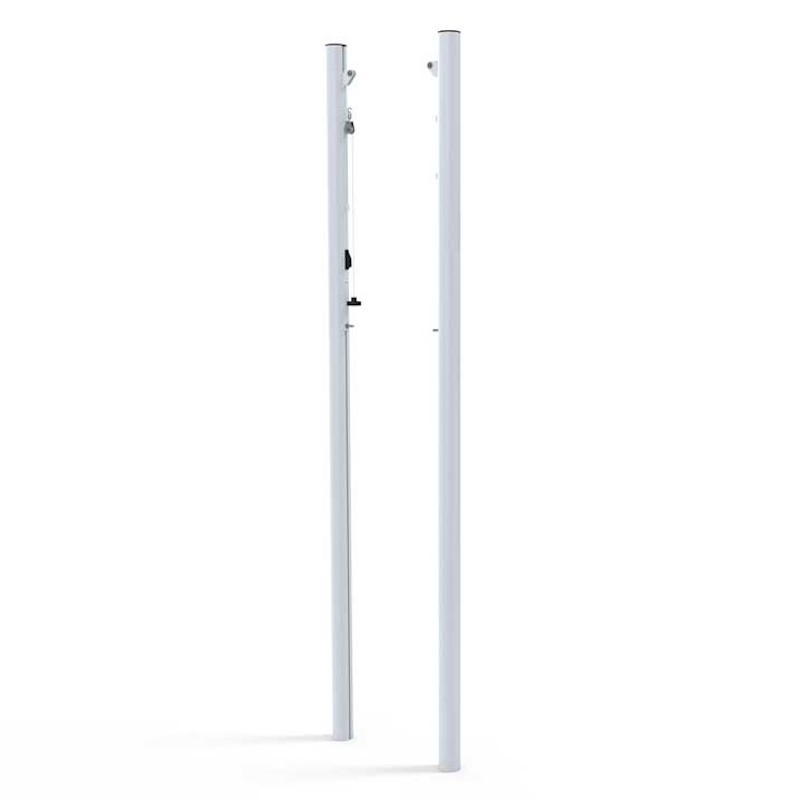 Poteaux multisports ajustables à sceller