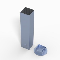 Jeu de 4 fourreaux aluminium