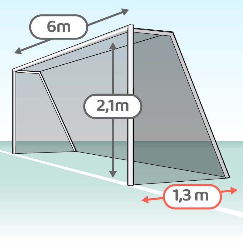 But de foot à 8 sur arceaux