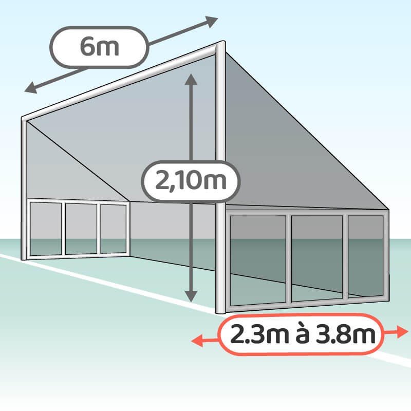But de foot à 8 rabattable standard