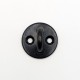 Pontet sur platine ronde noir - ∅ jusqu'à 13 mm