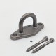 Platine d'ancrage normée câble 12/14 mm filet antichute
