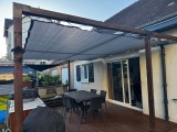 Filet de couverture de pergola - Ombrage important (± 95%) - plusieurs coloris - perméable