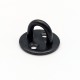 Pontet sur platine ronde noir - ∅ jusqu'à 13 mm