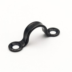 Pontet inox noir - ∅ jusqu'à 12 mm