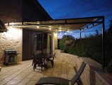 Filet de couverture de pergola - Ombrage important (± 95%) - plusieurs coloris - perméable