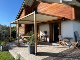 Filet de couverture de pergola - Ombrage important (± 95%) - plusieurs coloris - perméable