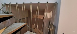 Cordage chanvre naturel pour escalier  - ∅ 8 / 10 / 12 mm 