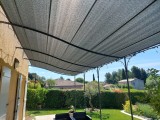 Filet de couverture de pergola - Ombrage important (± 95%) - plusieurs coloris - perméable
