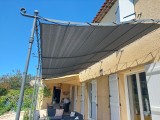 Filet de couverture de pergola - Ombrage important (± 95%) - plusieurs coloris - perméable
