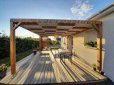 Filet de couverture de pergola - Ombrage important (± 95%) - plusieurs coloris - perméable