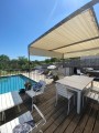 Filet de couverture de pergola - Ombrage important (± 95%) - plusieurs coloris - perméable