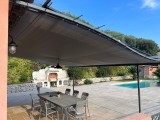 Filet de couverture de pergola - Ombrage important (± 95%) - plusieurs coloris - perméable