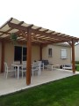 Filet de couverture de pergola - Ombrage important (± 95%) - plusieurs coloris - perméable