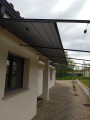 Filet de couverture de pergola - Ombrage important (± 95%) - plusieurs coloris - perméable
