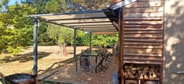 Filet de couverture de pergola - Ombrage important (± 95%) - plusieurs coloris - perméable