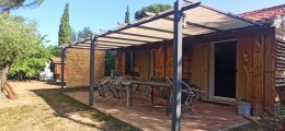 Filet de couverture de pergola - Ombrage important (± 95%) - plusieurs coloris - perméable