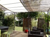Filet de couverture de pergola - Ombrage important (± 95%) - plusieurs coloris - perméable