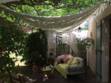Filet de couverture de pergola - Ombrage important (± 95%) - plusieurs coloris - perméable