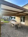 Filet de couverture de pergola - Ombrage important (± 95%) - plusieurs coloris - perméable