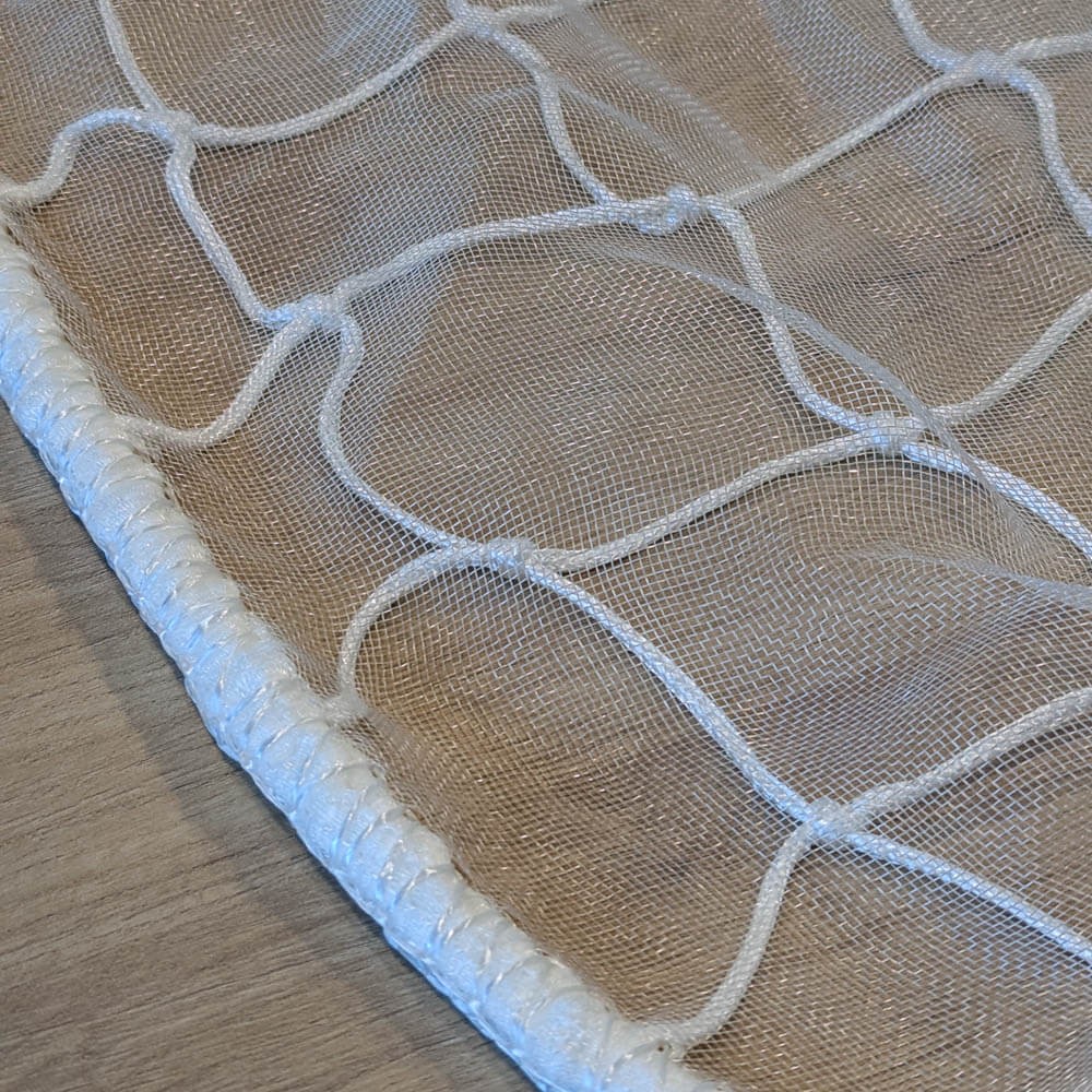 Filet de sécurité EN 1263-1 + pare-gravats - Mailles 100 mm - ∅ 4,75 mm