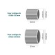 Embout simple pour corde ø 28 à 40 mm