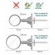 Anneau de support pour corde ø 38 à 40 mm