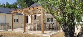 Filet de couverture de pergola - Ombrage important (± 95%) - plusieurs coloris - perméable