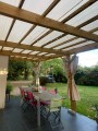 Filet de couverture de pergola - Ombrage important (± 95%) - plusieurs coloris - perméable