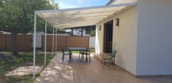 Filet de couverture de pergola - Ombrage important (± 95%) - plusieurs coloris - perméable