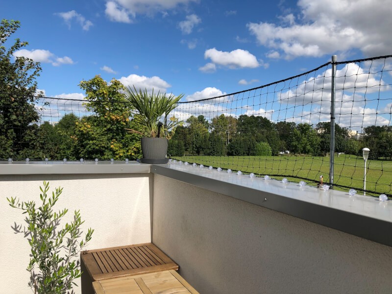 Filet de protection pour chat sécurisation terrasse