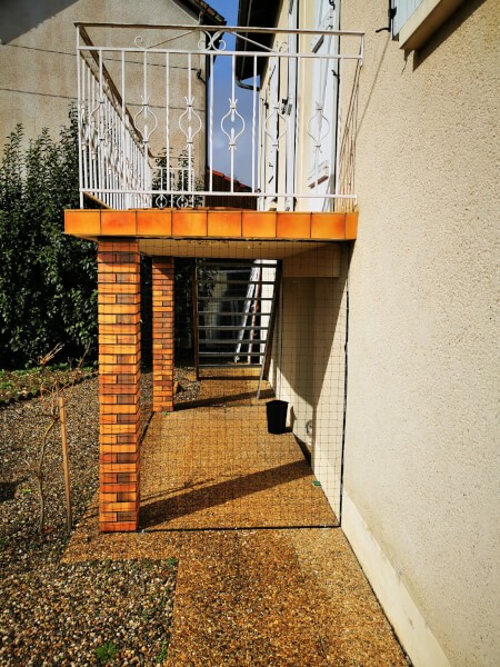 Filet de protection chat noir extérieur