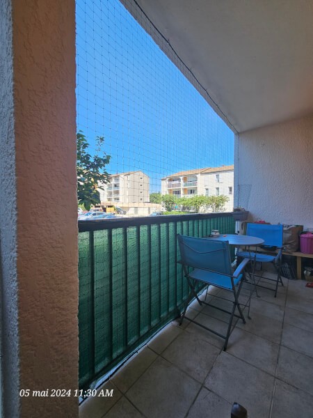 Protection balcon en filet anti chute pour chat