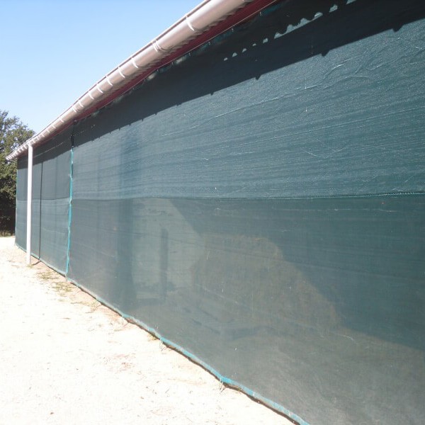 Filet brise vent - filtration 90% - vert ou noir