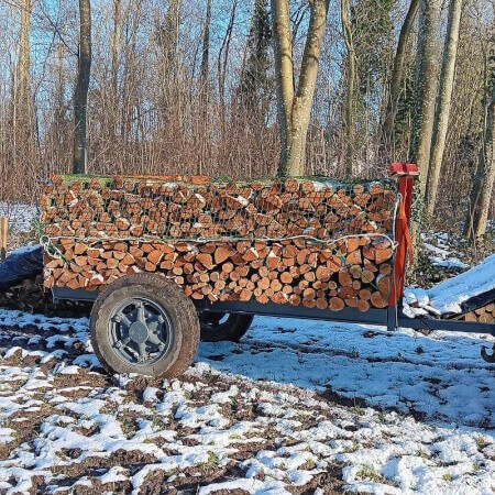 Filets de bennes - mailles 45 x 45 mm - diamètres 2,5 mm