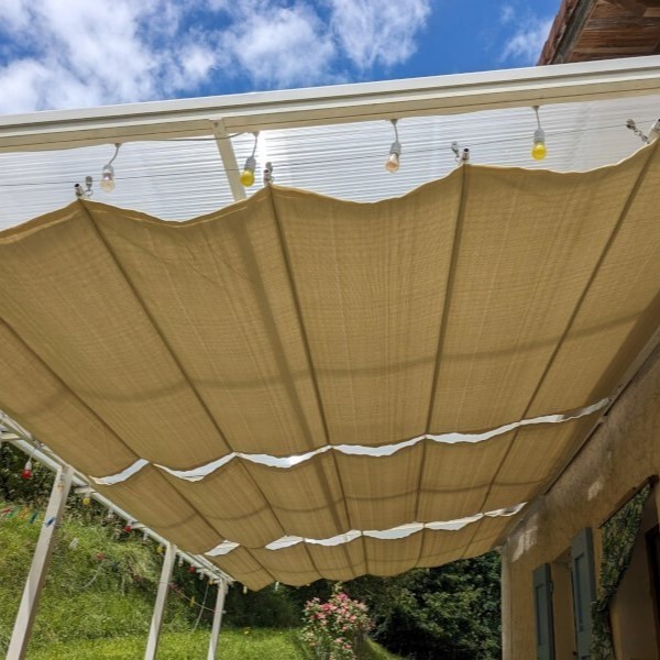 Filet de couverture de pergola ultra dense - occultation 100% Filet de couverture de pergola ultra dense - occultation 100%