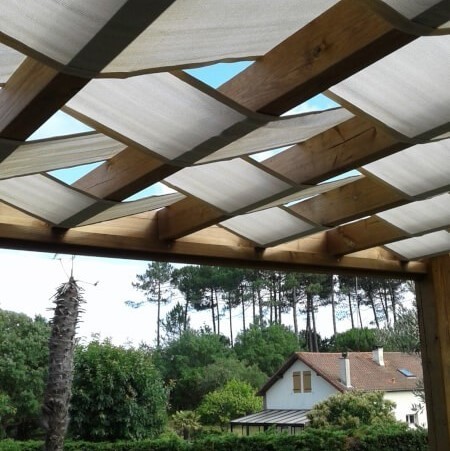 Filet de couverture de pergola ultra dense - occultation 100% Filet de couverture de pergola ultra dense - occultation 100%
