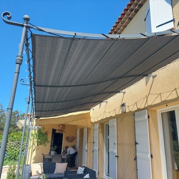 Filet de couverture de pergola ultra dense - occultation 100% Filet de couverture de pergola ultra dense - occultation 100%
