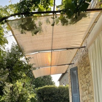 Filet de couverture de pergola ultra dense - occultation 100% Filet de couverture de pergola ultra dense - occultation 100%