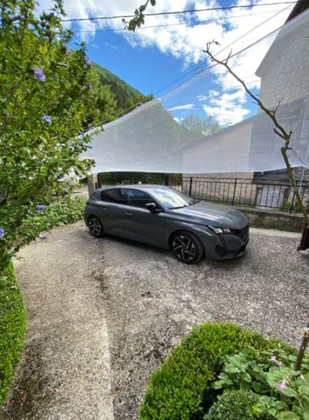 Filet de protection de voiture pour la grêle devant de maison - 8 x 4 m