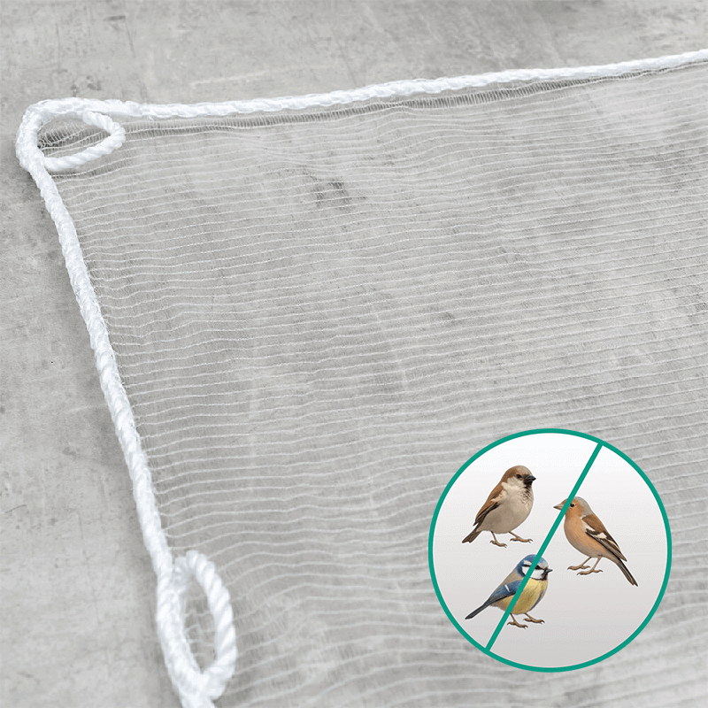 Filet anti-oiseaux - Mailles 4 x 8 mm