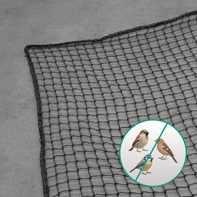 Filet anti oiseaux mailles 20 x 20 mm